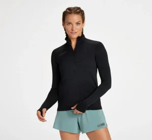 1/2 Zip-black