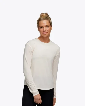 Essential LS Tee-eggnog