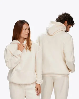 Hoka Essential Hoodie-beige cloud topo