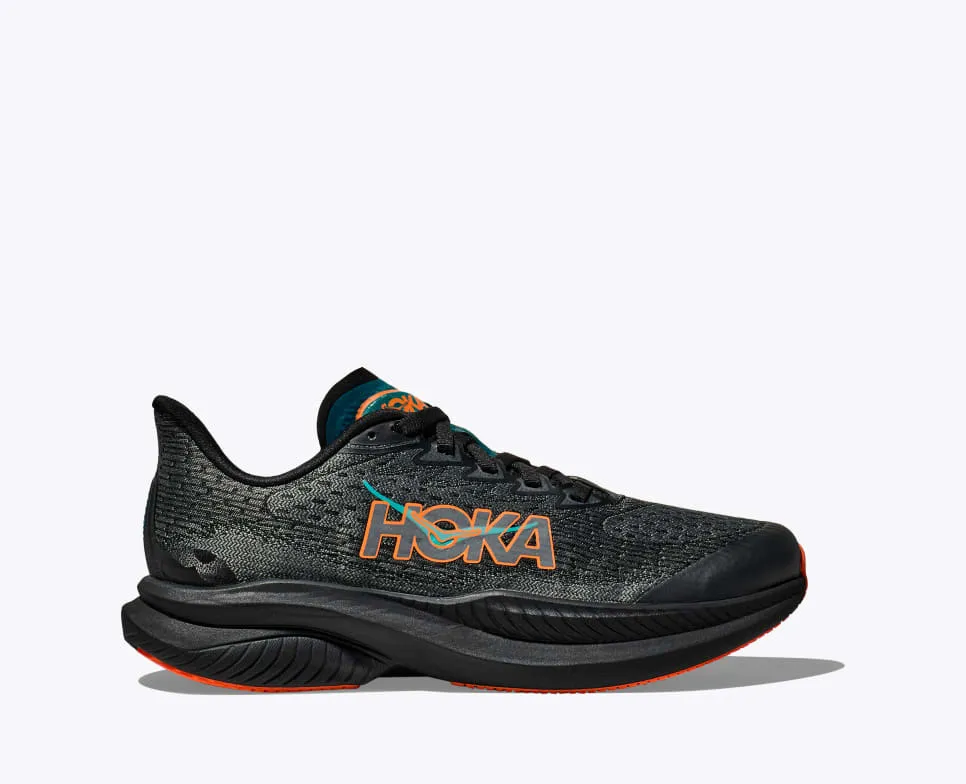 Black / Electric Tangerine