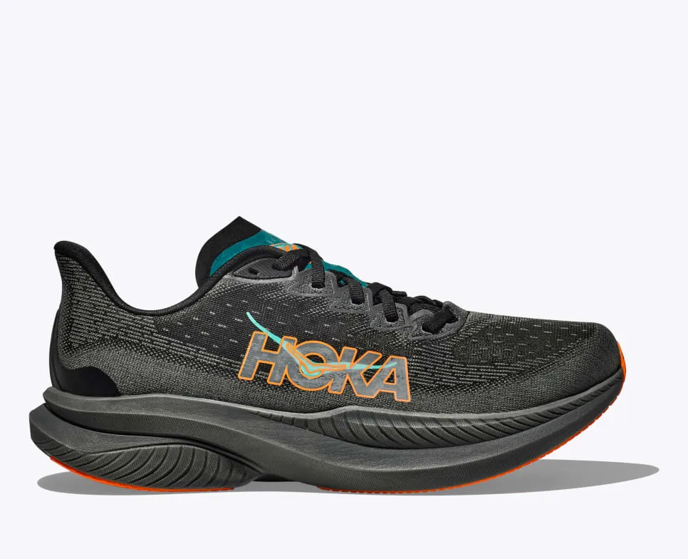 Black / Electric Tangerine
