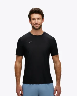 Airolite Run Short Sleeve-black