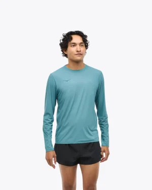 Airolite Run Long Sleeve-mountain fog