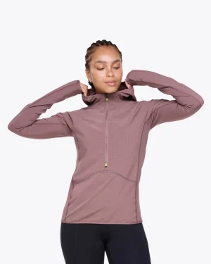 Skyglow Half-Zip-smokey quartz
