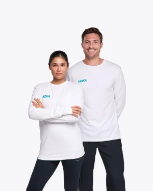 Hoka Sunrise Gpx LS Tee-white
