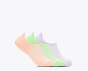 Invisible Sock 3 Pk-dawn light / luna moth / starlight glow